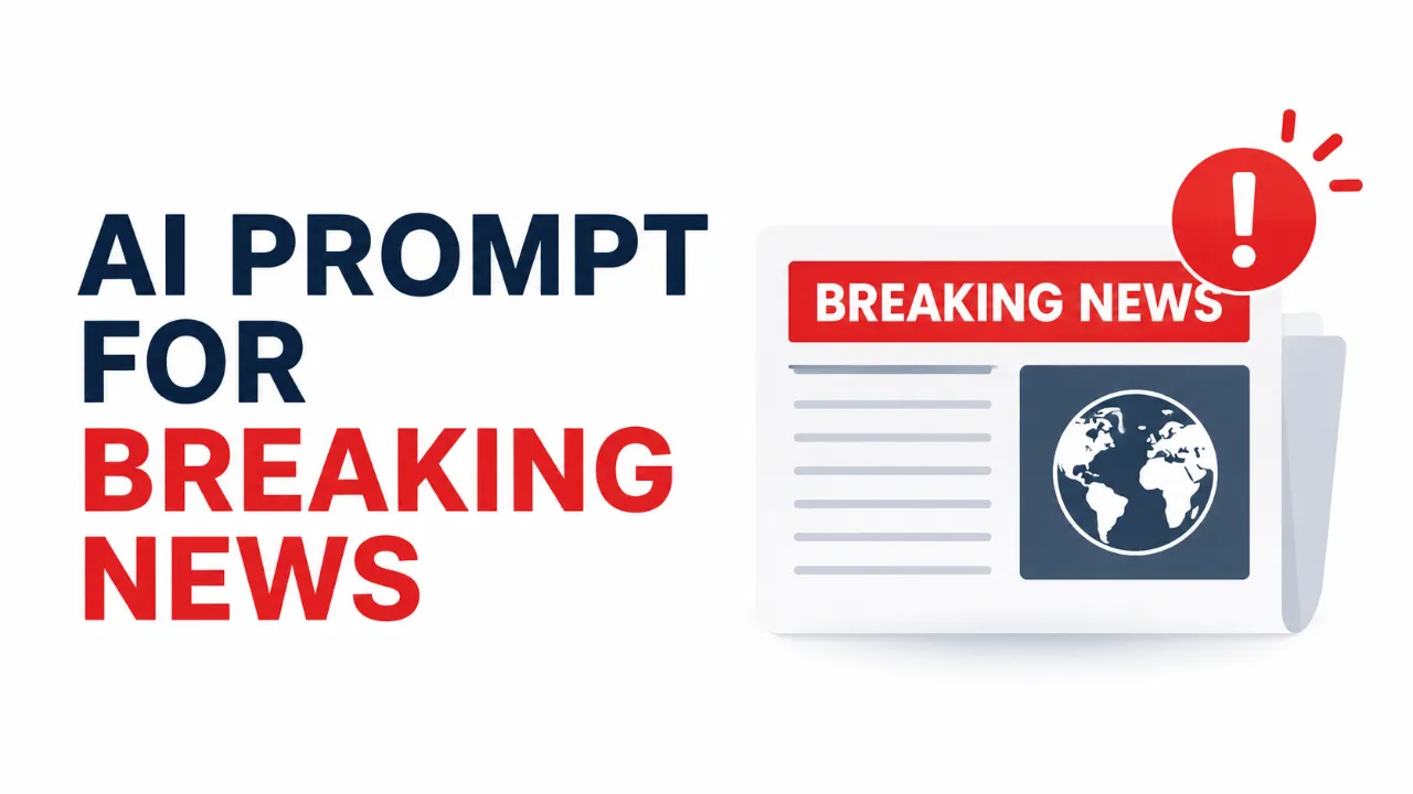 ChatGPT Prompts for Writing Breaking News