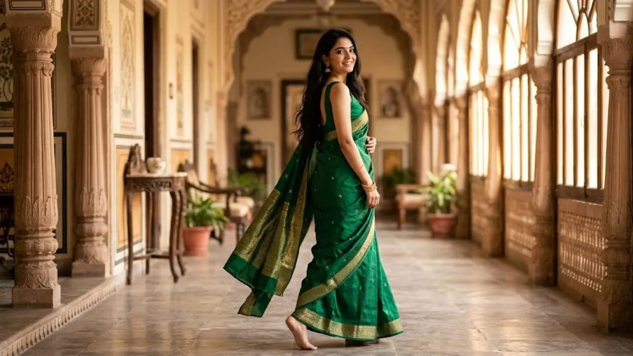3. Looking Back Over Shoulder Pose